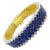 JB0019S - Invisible Set Blue Sapphire & Diamond Bracelet Set in 18 Karat Gold Setting