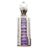 SJ1826 - Purple Sapphire with Diamond Pendant Set in 18 Karat White Gold Settings