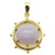 SJ2813 - Lavender Jade Pendant Set in 18 Karat Gold Settings