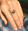 SJ2776 - Chrysoberyl Cat's Eye with Diamond Ring Set in 18 Karat Gold Settings