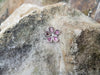 SJ6203 - Pink Sapphire with Diamond Flower Pendant Set in 18 Karat White Gold Settings