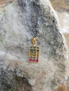 SJ2396 - Rainbow Colour Sapphire Pendant Set in 18 Karat Gold Settings