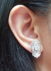 SJ1746 - Diamond Earrings Set in 18 Karat White Gold Settings