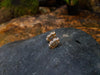 SJ6253 - White Sapphire with Diamond Earrings Set in 18 Karat Gold Settings