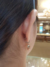 SJ2637 - Morganite Earrings Set in 18 Karat Rose Gold Settings