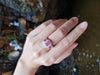 SJ1534 - Pink Sapphire with Diamond Ring Set in 18 Karat Rose Gold Settings