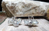 SJ1268 - South Sea Pearl with Diamond Earrings Set in 18 Karat White Gold Settings