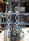 JED3920 - Aquamarine & Diamond Earrings Set in 18 Karat White Gold Setting
