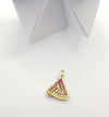 SJ2765 - Ruby with Diamond Pendant Set in 18 Karat Gold Settings