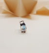 SJ6021 - Aquamarine with Diamond Pendant Set in 18 Karat White Gold Settings