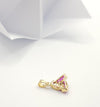 SJ2717 - Ruby with Diamond Pendant Set in 18 Karat Gold Settings