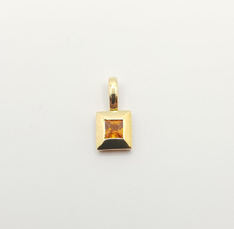 JPC4430 - Yellow Sapphire Pendant Set in 18 Karat Gold Setting