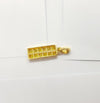 SJ2725 - Yellow Sapphire Pendant Set in 18 Karat Gold Settings