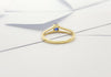 SJ6077 - Blue Sapphire with Diamond Ring Set in 18 Karat Gold Settings