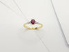 JR0468R - Ruby & Diamond Ring Set in 18 Karat Gold Setting