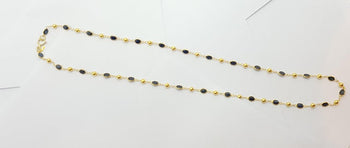 SJ2727 - Blue Sapphire Necklace Set in 18 Karat Gold Settings