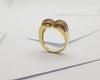 JR4715A - Ruby & Diamond Ring Set in 18 Karat Gold Setting