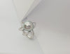 SJ2765 - South Sea Pearl with Diamond 0.37 Carat Ring Set in 18 Karat White Gold Settings