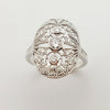 SJ6371 - Diamond Ring Set in 18 Karat White Gold Settings
