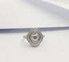 SJ6254 - Diamond Ring Set in 18 Karat White Gold