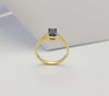 SJ2953 - Blue Sapphire with Diamond Ring Set in 18 Karat Gold Settings