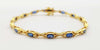 SJ6035 - Blue Sapphire Bracelet Set in 18 Karat Gold Settings