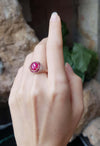 SJ3231 - Star Ruby, Ruby  and Diamond Ring Set in 18 Karat Rose Gold Settings