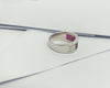 SJ3089 - Ruby Ring set in Silver Settings