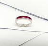 SJ3052 - Ruby Ring set in Silver Settings