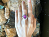 SJ6135 - GIA Certified Unheated 4 Cts Pink Sapphire with Diamond Ring in 18Kt White Gold
