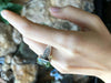 SJ2288 - Peridot with Diamond Ring Set in 18 Karat White Gold Settings