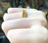 JR0086S - Yellow Sapphire Ring Set in 18 Karat Gold Setting