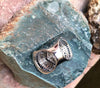 JR0968R  - Blue Sapphire & Diamond Cocktail Ring in 18 Karat White Gold