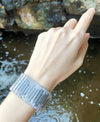 SJ3150 - White Sapphire Bracelet set in Silver Settings