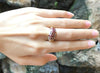 SJ1334 - Ruby with Diamond Ring Set in 18 Karat Gold Settings