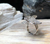 SJ1428 - Diamond Ring Set in 18 Karat White Gold Settings