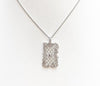 SJ6222 - Diamond Pendant Set in 18 Karat White Gold Settings