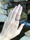 SJ2668 - Ruby with Diamond Eternity Ring Set in 18 Karat White Gold Settings