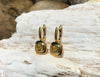 SJ6170 - Yellow Sapphire Earrings Set in 18 Karat Gold Settings