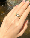 SJ2845 - Black Star Sapphire Ring Set in 18 Karat Gold Settings