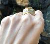 SJ2006 - Yellow Sapphire with Diamond Ring Set in 18 Karat Gold Settings