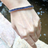 SJ2426 - Blue Sapphire Bracelet Set in 18 Karat White Gold Settings