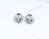 JE11047Z - Ruby & Diamond Earrings set in 18 Karat White Gold Setting