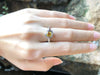 JR0810S - Yellow Sapphire Ring Set in 18 Karat White Gold Setting