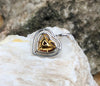 SJ1774 - Ruby with Diamond Pendant Set in 18 Karat White Gold Settings