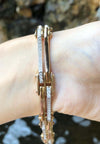 SJ2259 - Biker Diamond Bracelet Set in 18 Karat Gold Settings