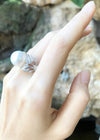 JR13516Z - South Sea Pearl & Diamond  Ring set in 18 Karat White Gold Settings