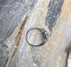 SJ1913 - Diamond with Emerald Ring Set in 18 Karat White Gold Settings