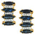 JE0607R - Blue Sapphire & Diamond Earrings in 18 Karat Gold Setting