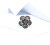 SJ3203 - Tourmaline and Pink Sapphire Ring set in Silver Settings